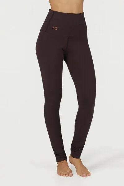 Urban Goddess Urban Goddess High Waist Legging Gaia, Coffee (braun), – Produktbild 4 von 5