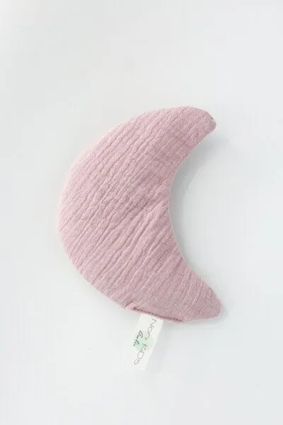 NoniKids Berlin Wärmekissen Bio Dinkel Mond *Musselin* in 5 Farben | NoniKids Berlin, Rose, – Produktbild 2 von 2