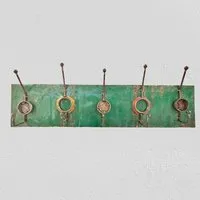 Moogoo Creative Africa Moogoo Creative Africa Garderobe -5 Haken- recycelte Ölfässer - Post-Oil Upcycling, Grün, – Produktbild 1 von 1