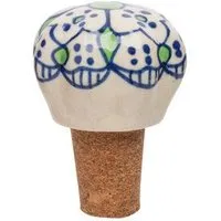 Tranquillo Tranquillo Flaschenverschluss Floral, Blau, – Produktbild 2 von 5