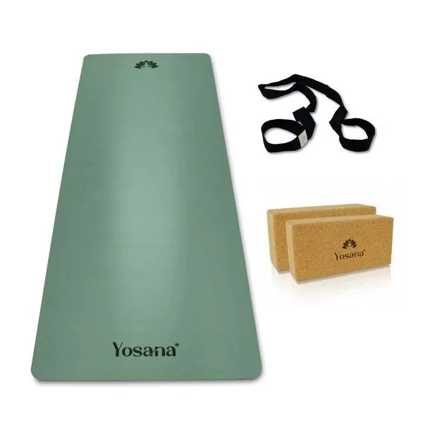 Yosana Yosana Yogamatten Starter Set 4-Teilig, Mintgrün, – Produktbild 1 von 7