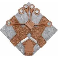 klYmp klYmp Hosenträger 'classic' jaquard floral, Gold, – Produktbild 1 von 1