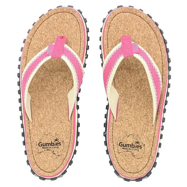Gumbies Gumbies Corker - Zehensandalen aus Kork für Damen, Pink, – Produktbild 1 von 3