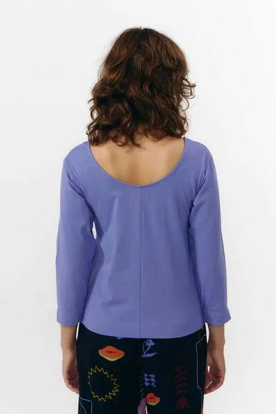 SUITE13LAB Suite13lab 3/4-Arm-T-Shirt BONAO, Mid blue(blau), – Produktbild 3 von 3