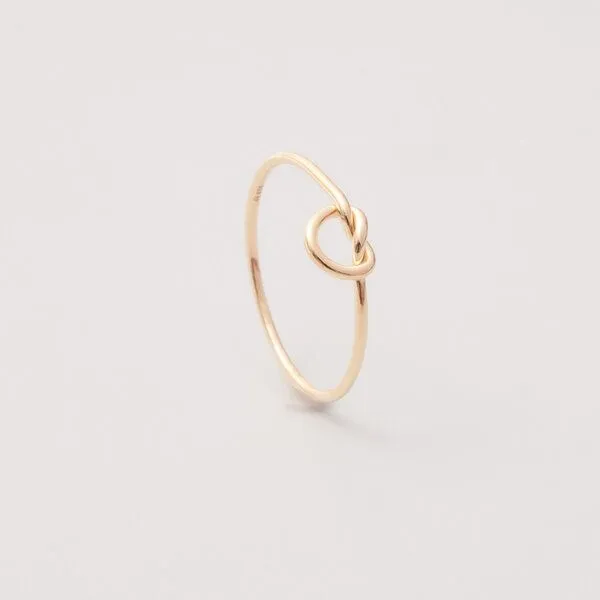 fejn jewelry fejn jewelry Ring 'knot ring', Gold, – Produktbild 1 von 2
