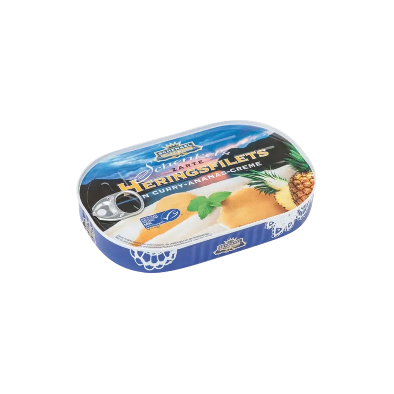 Schenkel Schenkel MSC Heringsfilets in Curry-Ananas-Creme, 200g – Produktbild 1 von 1