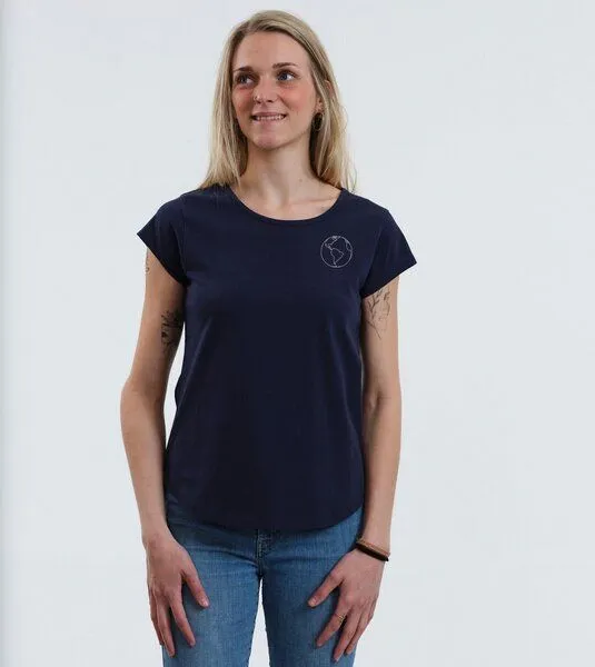 Gary Mash GARY MASH Shirt Asheville Erde aus Biobaumwolle, Dunkelblau (blau), – Produktbild 2 von 4