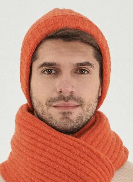 ORGANICATION ORGANICATION Strickmützen aus Bio-Merinowolle und Bio-Baumwolle, Saffron, – Produktbild 3 von 4