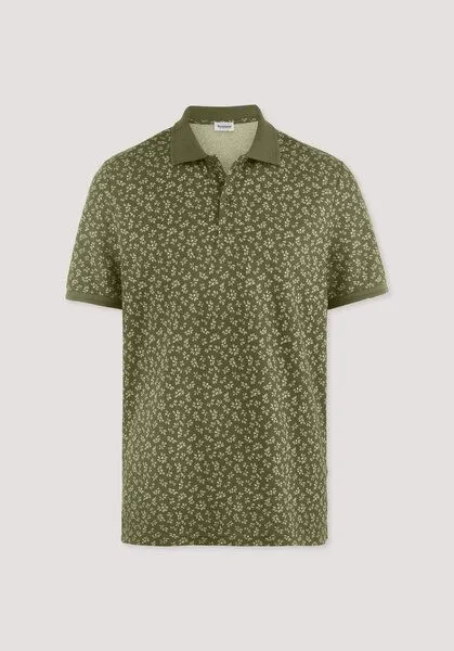 hessnatur hessnatur Piqué Polo Relaxed aus reiner Bio-Baumwolle, Seetang, – Produktbild 4 von 4