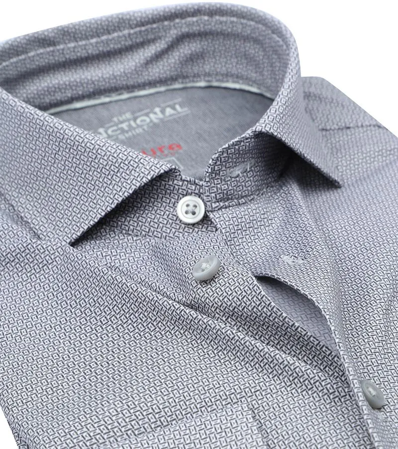 Pure Pure The Functional Shirt Druck Grau - Größe 38 (S) (S), Grau, – Produktbild 3 von 4
