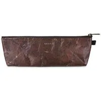 BELEAF BELEAF Veganes Etui "PEN LEAF" Federmäppchen aus Blattleder, Soil brown, – Produktbild 1 von 1