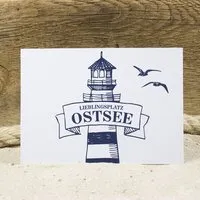 Bow & Hummingbird Bow & Hummingbird Postkarte Ostsee – Produktbild 1 von 1