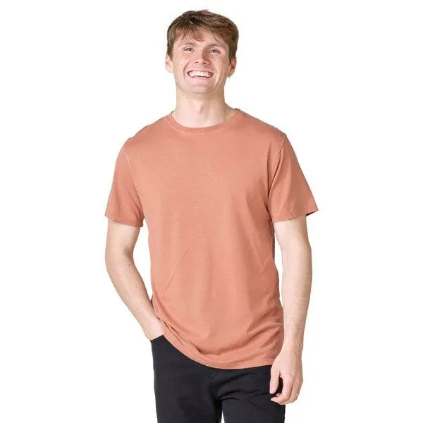Klitmøller Collective Klitmøller Collective Basic T-Shirt Rufus, Burnt sienna, – Produktbild 1 von 4