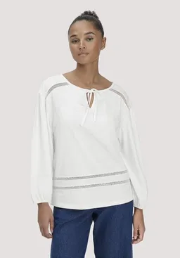 hessnatur hessnatur Bohemian Lace Longsleeve Oversize aus reiner Bio-Baumwolle – Produktbild 1 von 1