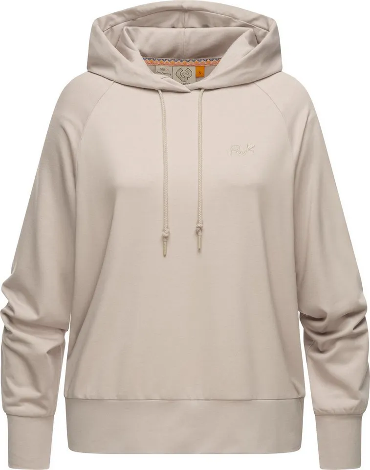 ragwear ragwear Kapuzensweatshirt Tonna Moderner Damen Hoodie in angesagtem Oversize-Schnitt, Braun, – Produktbild 2 von 3
