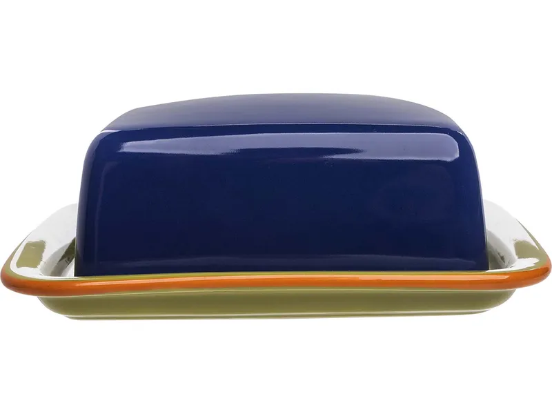 Tranquillo Tranquillo Butterdose COLOURI – Steinzeug, Blau, – Produktbild 4 von 5
