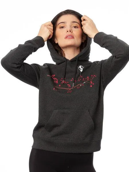 FellHerz FellHerz Damen Hoodie Asana Girl – Produktbild 3 von 4