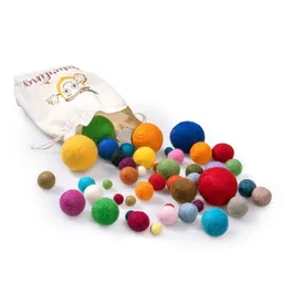 naturling naturling Filz Kugeln - Bälle Mix bunt gemischt 45 Stück – Produktbild 1 von 1
