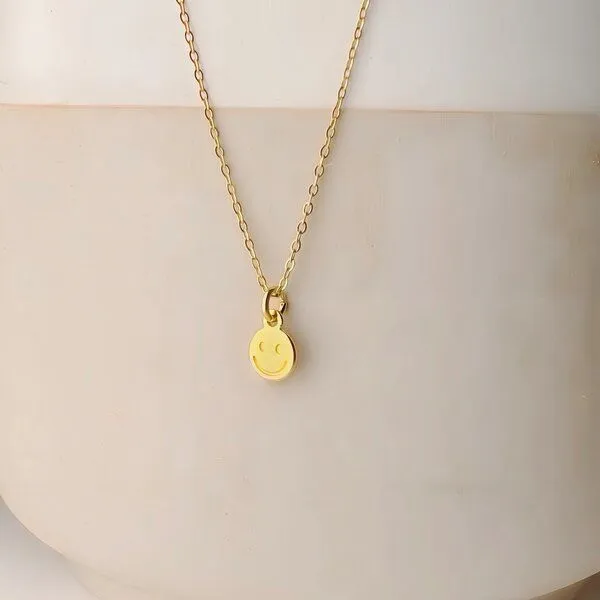 ELEKTROPULLI Elektropulli Smiley Kette, Gold, – Produktbild 2 von 4