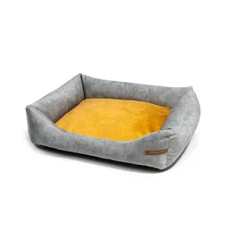 Rexproduct Rexproduct SoftColor luxury dog bed in grau color gelb S – Produktbild 1 von 1