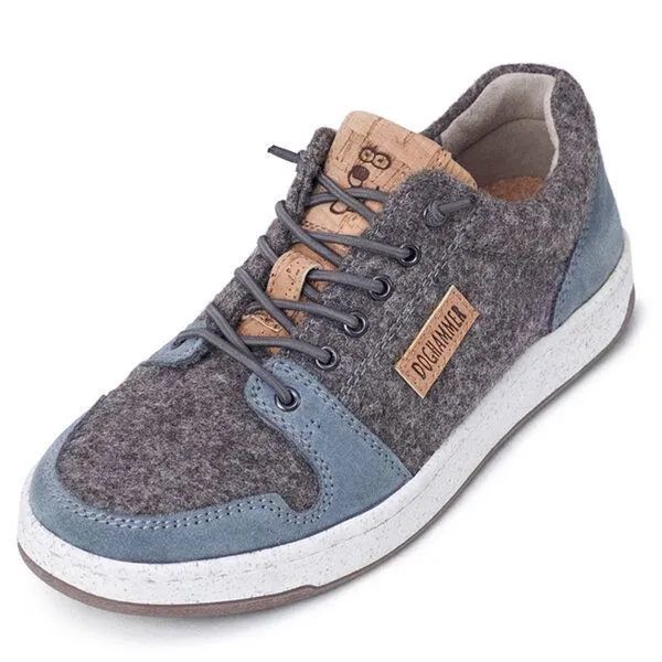 Doghammer Doghammer Nachhaltiger Sneaker aus deutscher Wolle für Herren - Local Wool Commuter, Graublau, – Produktbild 3 von 4