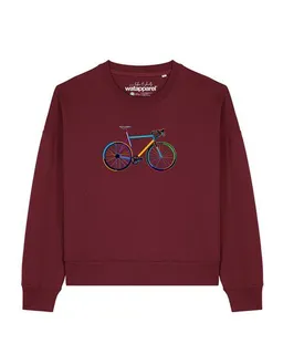 watapparel watapparel Sweatshirt Frauen Fahrrad by night – Produktbild 1 von 1