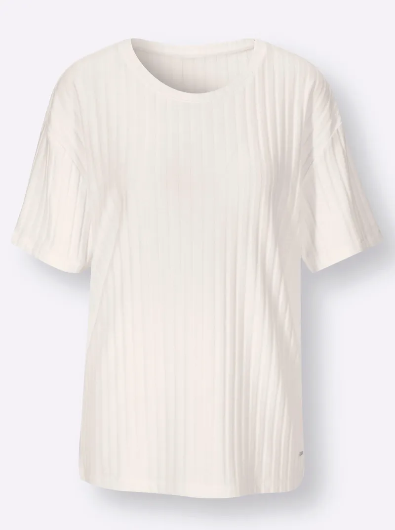 feel good Shirt ecru, Ecru, – Produktbild 1 von 2