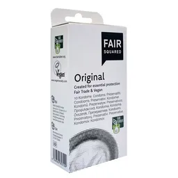 Fair Squared Fair Squared Kondome Original - 10 Stück aus Naturkautschuklatex – Produktbild 1 von 1