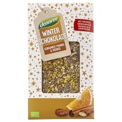 dennree Winterschokolade mit gebrannten Mandeln & Orange – Produktbild 1 von 1