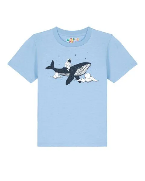 watabout.kids watabout.kids T-Shirt Kinder Spacewhale, Blue soul, – Produktbild 1 von 3