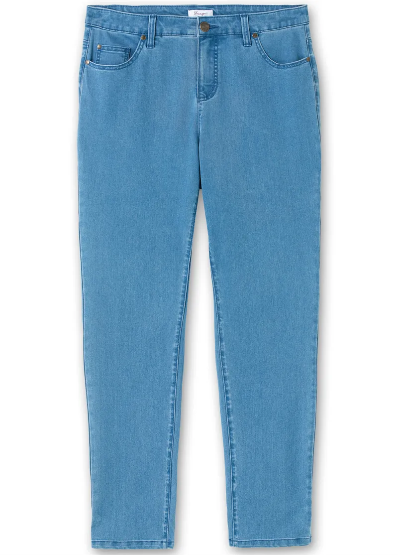 sheego 5-Pocket-Jeans blue denim, Blue denim, – Produktbild 1 von 2