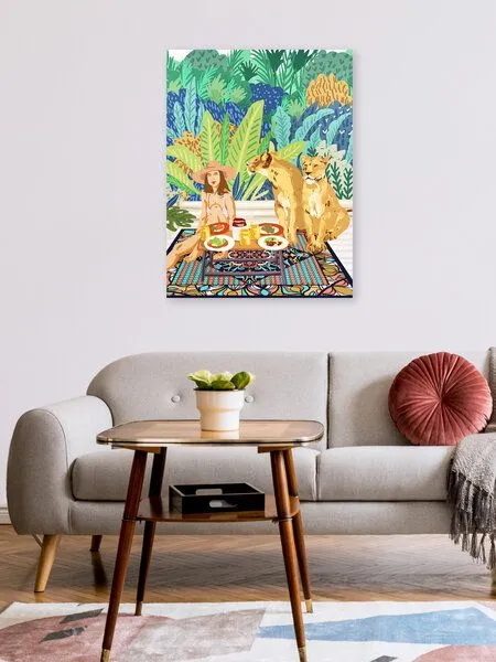 Photocircle Photocircle Poster / Leinwandbild - Jungle Breakfast – Produktbild 2 von 4