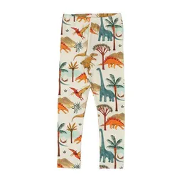 Walkiddy Walkiddy Leggings Creme Dinosaurier Allover Bio-Baumwolle GOTS – Produktbild 1 von 1