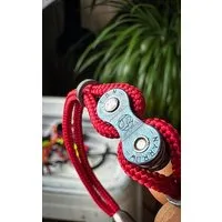 ARTHURKOPF ARTHURKOPF Armband aus Fahrradkettenglied und Paracord, Rot, – Produktbild 2 von 5