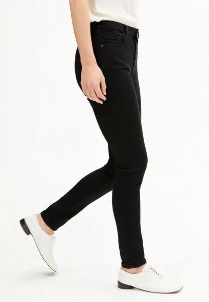 ARMEDANGELS ARMEDANGELS TILLAA Damen Skinny Jeans Mid Waist Bio-Baumwoll Mix X-Stretch, Rinse black, – Produktbild 4 von 4