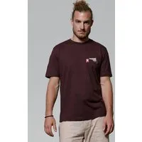 watapparel watapparel T-Shirt Unisex Make love not war, Red brown, – Produktbild 1 von 1