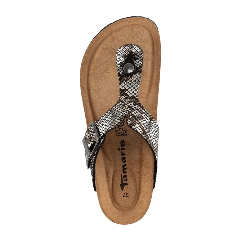 Tamaris Tamaris Damen Zehentrenner für Damen, schwarz, Größe 36 EU, Schwarz, – Produktbild 4 von 4