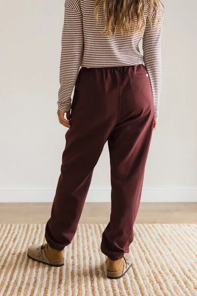 TWOTHIRDS TWOTHIRDS Flanellhose Solmara, Russet, – Produktbild 3 von 3