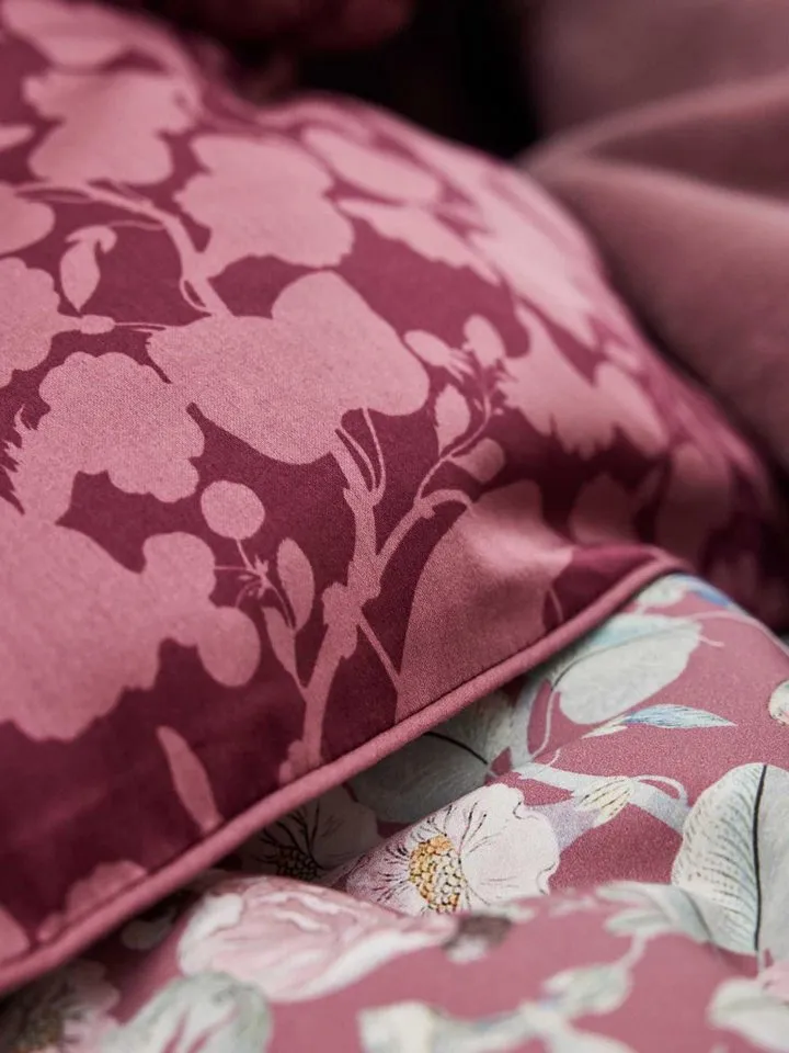 Essenza Bettwäsche Aleste, Satin, 2 teilig, mit floralem Muster, Rosa, – Produktbild 5 von 5