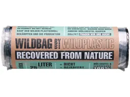 Wildplastic Wildplastic Müllbeutel 25 l "Wildbag" aus Recyclingkunststoff, 15 Stk. – Produktbild 1 von 1