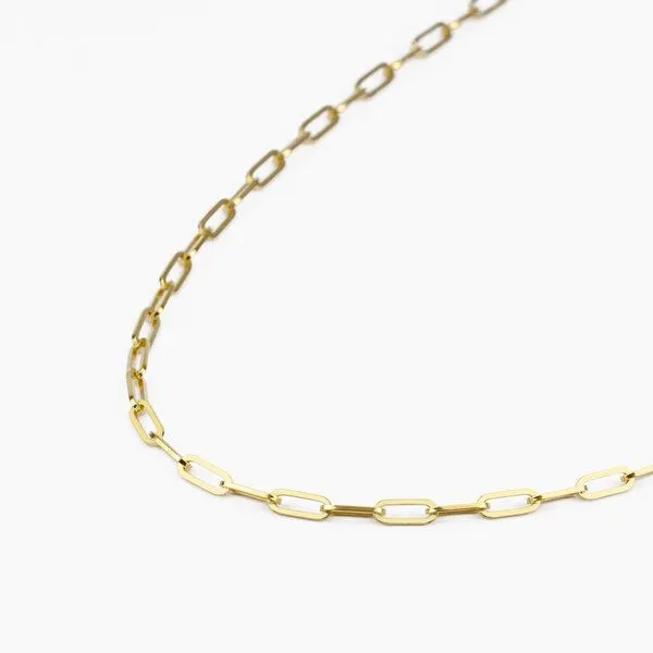 Paeoni Colors Paeoni Colors Klassische Gliederkette aus 18k Gold Vermeil, 925 Sterling Silber, Gold, – Produktbild 2 von 4