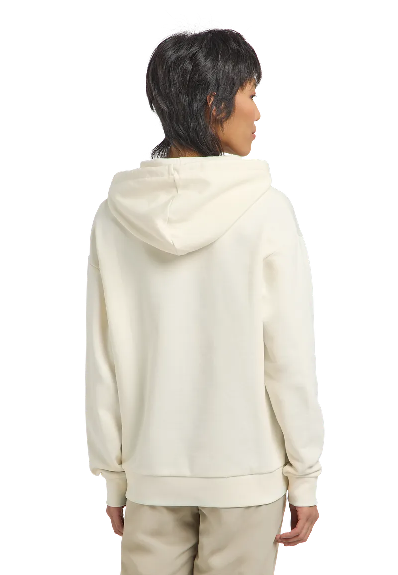 Jack Wolfskin Jack Wolfskin Essential Hoodie Women Hoodie aus Bio-Baumwolle Damen M white, Cotton white, – Produktbild 2 von 2