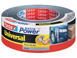 Tesa tesa Gewebeklebeband 'extra Power' 50 m x 50 mm silber – Produktbild 1 von 1