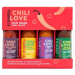 El Puente El Puente Chili Love Mini 4er-Set | Fair Trade | Vegan | Glutenfrei – Produktbild 1 von 1