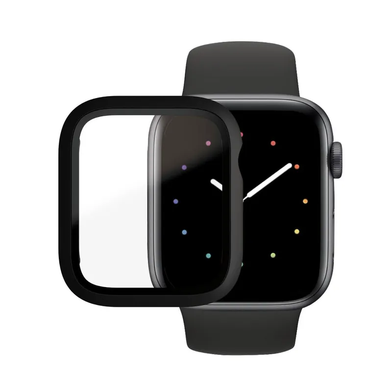 PanzerGlass Displayschutz Full Body Apple watch 4 | 5 | 6 | SE 44mm | Schwarz (3641) – Produktbild 2 von 2