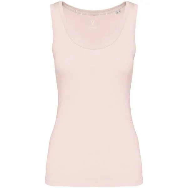YTWOO YTWOO Damen Tank Top aus 100% Bio-Baumwolle, Hellrosa, – Produktbild 1 von 3