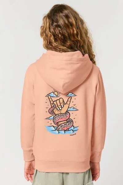 Zeachild Zeachild ShakaTacle ZipHoodie Kinder, Rosa, – Produktbild 1 von 3