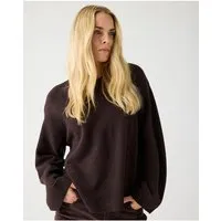 KnowledgeCotton Apparel KnowledgeCotton Apparel Rundhals-Strickpullover aus Lammwolle RWS, Braun (chocolate-torte), – Produktbild 1 von 1