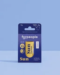 forpeople forpeople Bio Lippenbalsam LSF15 Mandel & Vanille - Naturkosmetik – Produktbild 1 von 1