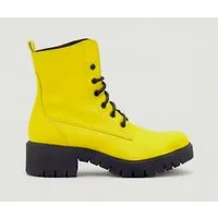 BOHEMA BOHEMA Damen vegan Stiefel Workers Nr. 3 Gelb – Produktbild 1 von 1